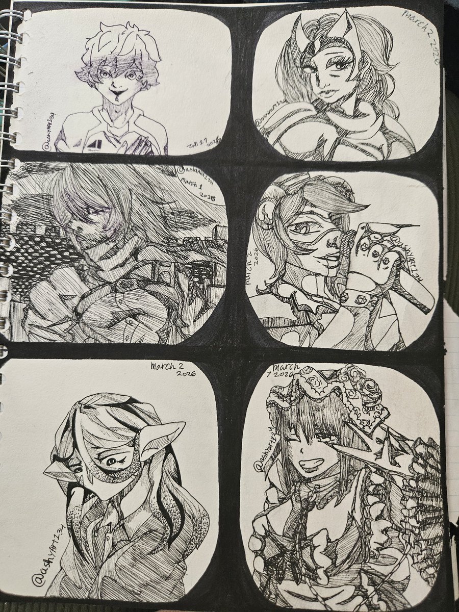 Ashy_cos's tweet photo. The first page is done!! Now im planning on coloring it!!

#art #drawing #fanart #artmoots #arttwt #sketch #traditionalart #smallartists #alexisness #scarletwitch #MikasaAckerman #freddyfazbear #bramstoker #MarinKitagawa https://t.co/82CUKNxiER