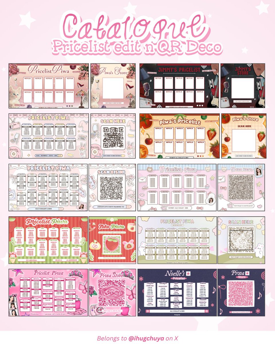 teitsurou's tweet photo. hi, dear! aku lagi open jasa edit pl pricelist, bisa untuk semua spess &amp; bisa diresize lho! katalognya ada di bawah, intip yuk! untuk order ke wassap ada dibio @ihugchuya yaaa! ♡ ˃̵ᴗ˂̵

katalog: https://t.co/25zaZQcvje

#zonauang #zonajanan https://t.co/pPJvXe3QMS