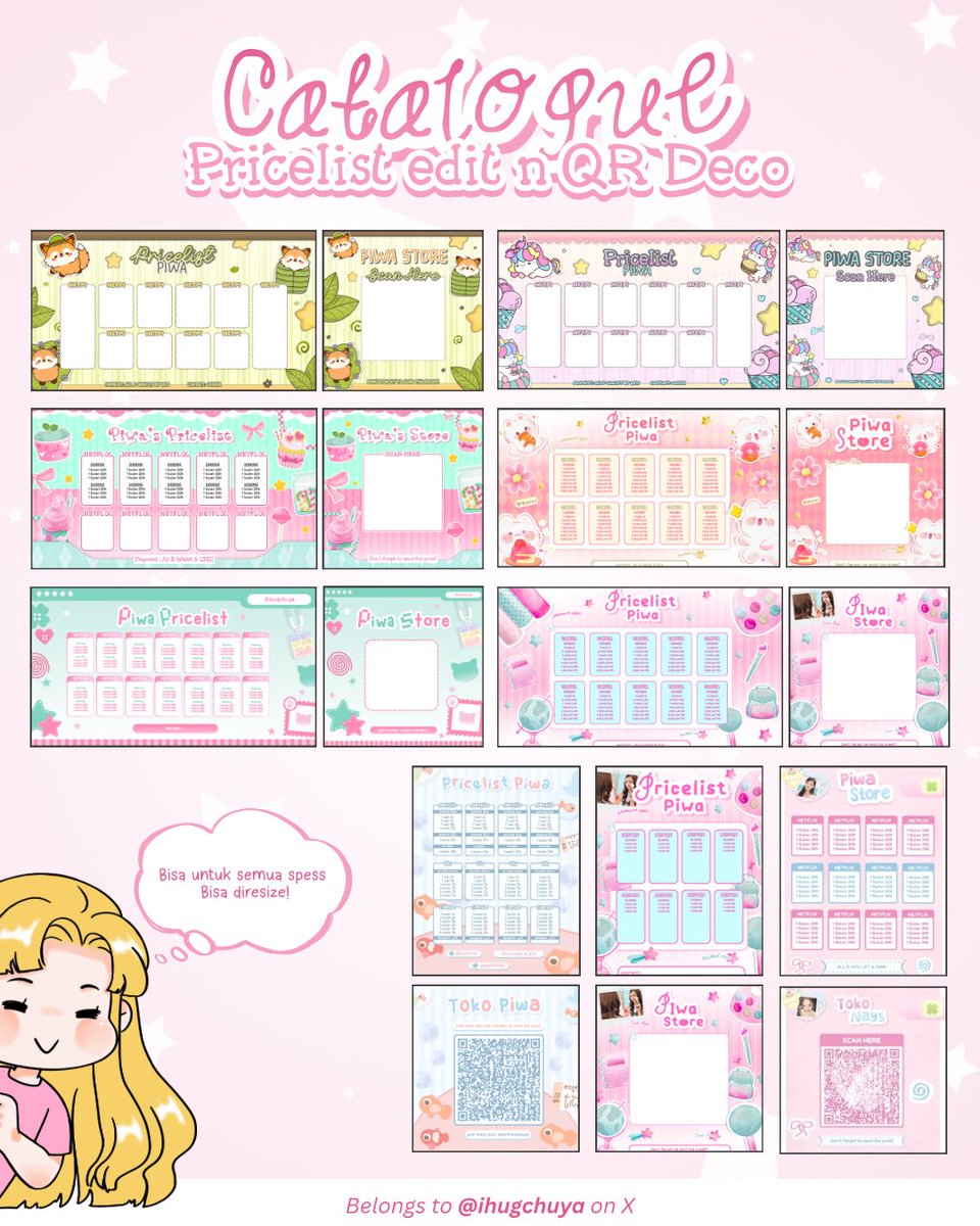 teitsurou's tweet photo. hi, dear! aku lagi open jasa edit pl pricelist, bisa untuk semua spess &amp; bisa diresize lho! katalognya ada di bawah, intip yuk! untuk order ke wassap ada dibio @ihugchuya yaaa! ♡ ˃̵ᴗ˂̵

katalog: https://t.co/25zaZQcvje

#zonauang #zonajanan https://t.co/pPJvXe3QMS