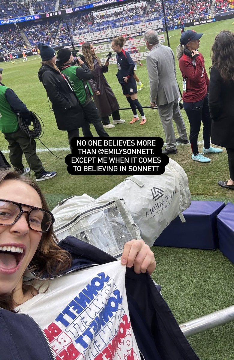 Get you someone who believes in you as much as Lilly Reale believes in Sonnett 😂🫶

📸 IG/lillyreale