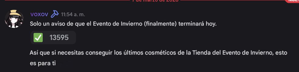 ElCarcraa's tweet photo. El evento de invierno finaliza hoy en forsaken (Al fin) alcanzaron a comprar todo 👀? https://t.co/Gc7GzFjudZ
