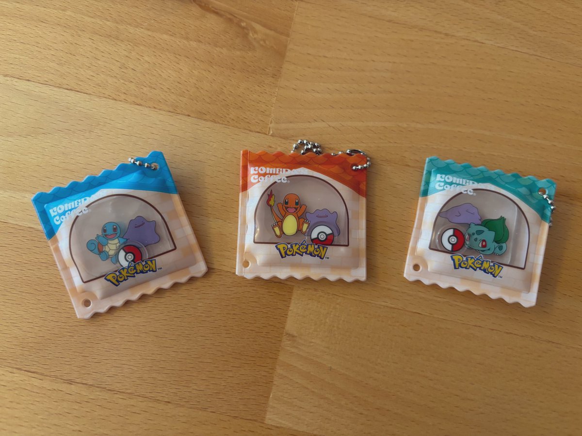 maru__aa's tweet photo. コメダのぽこポケコラボ。
御三家そろった〜かわいい♡ https://t.co/dU4czFi6vc