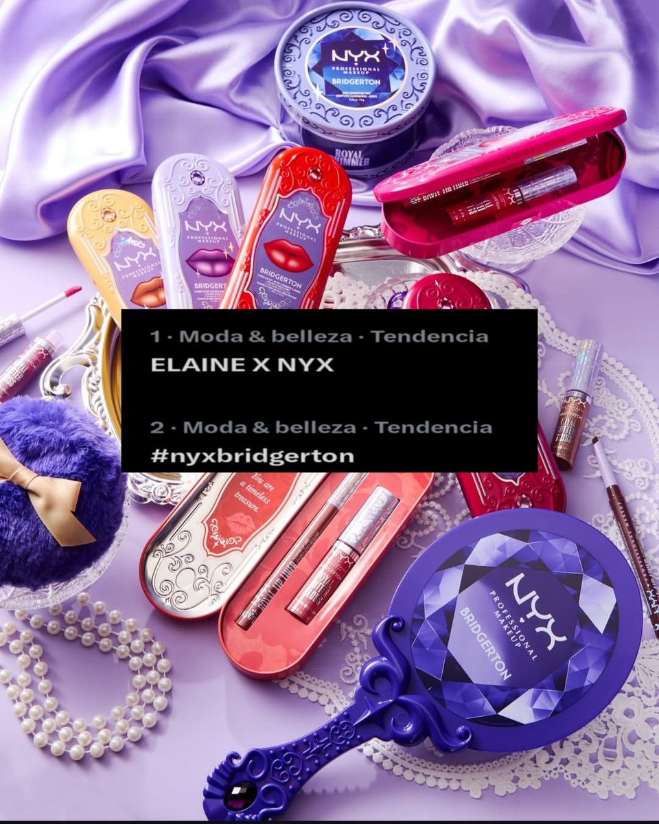 Hay que mantener la tendencia 🌸

ELAINE X NYX
#nyxbridgerton