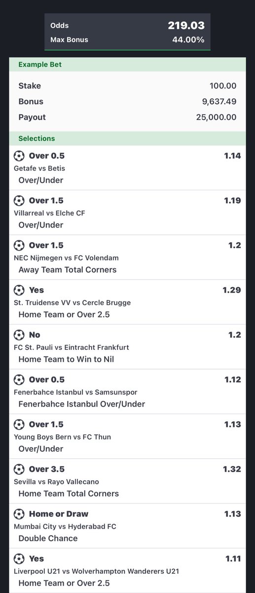 REDHOOD_1111's tweet photo. 219 ODDS !! 

Enjoy the fruit of my labor, I spent enough time to squeeze this amazing ticket out, Ticket is well analyzed and stands a great chance of winning. In fact this ticket is winning. Stake and wait for boom. 

Bookmark and Retweet this for the street 

Check first comment for the booking code 👇