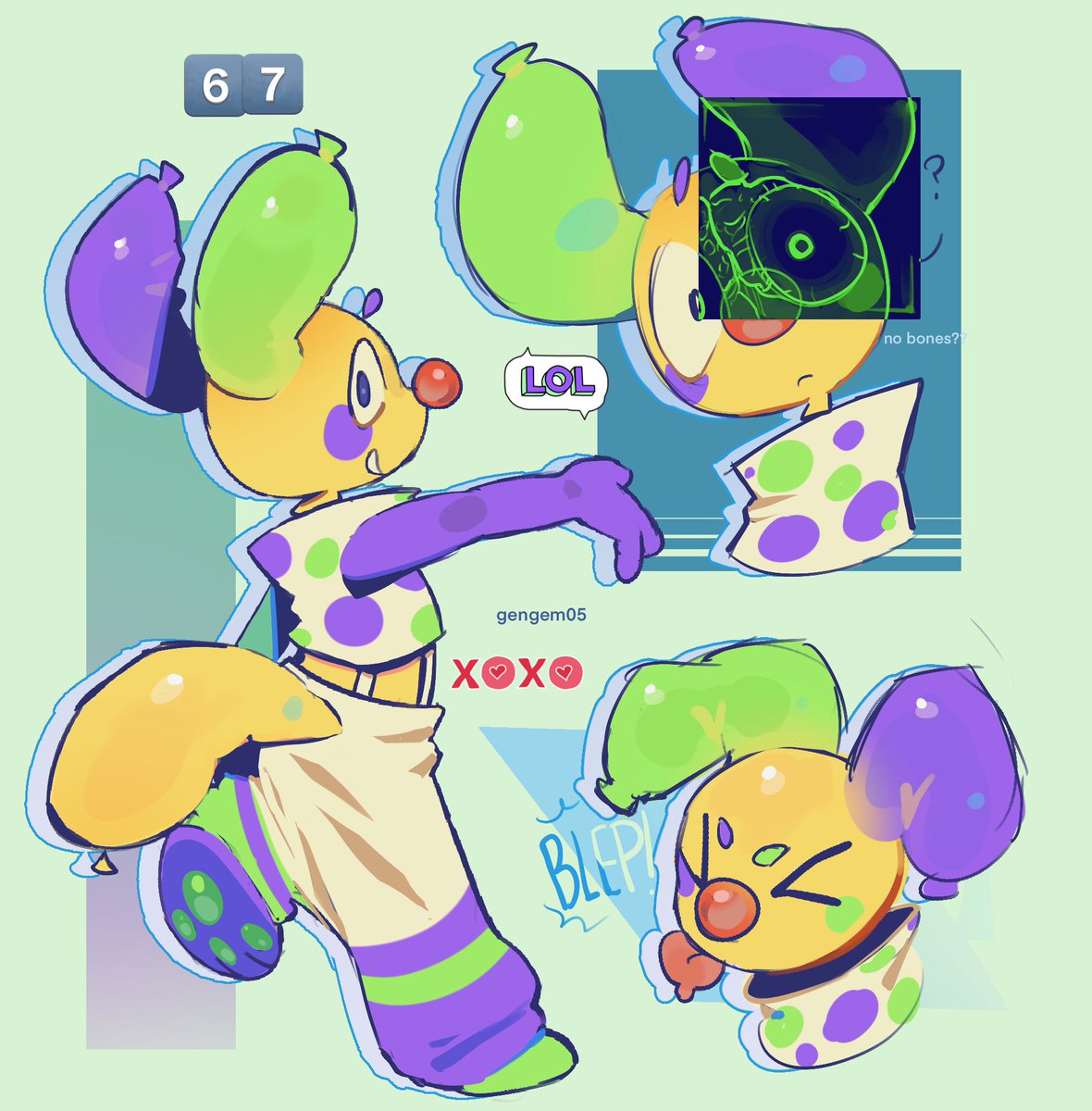 Looey
I like addinb sticker