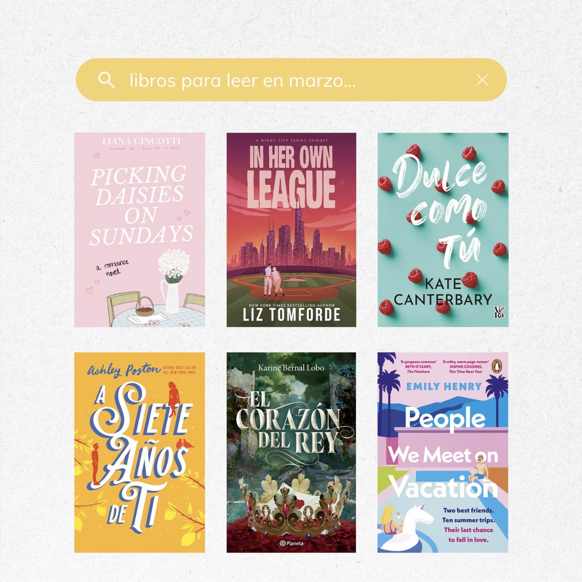💛🧺libros para leer en marzo🧺💛