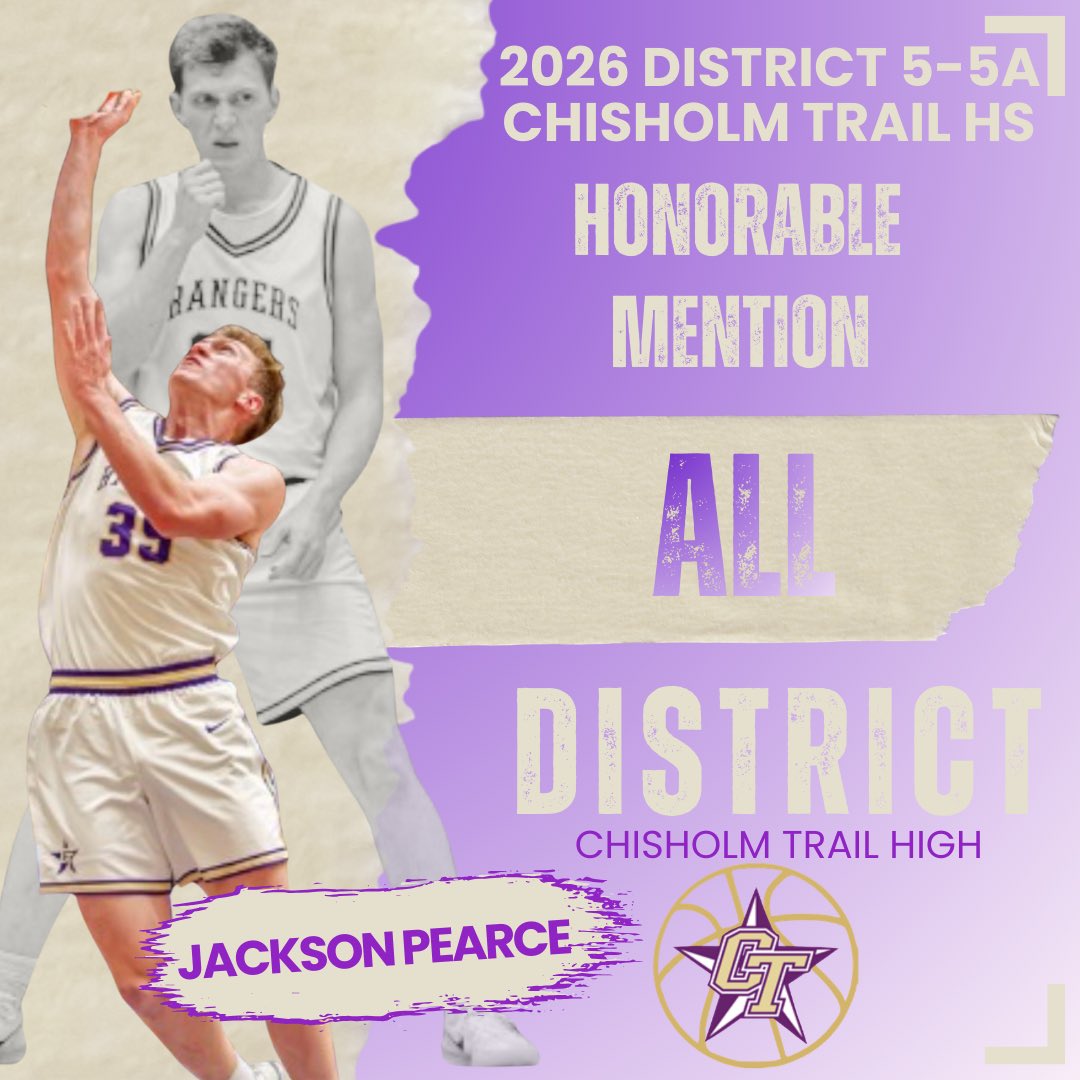 CTHS_Hoops's tweet image. @ChisholmTrailHS @emsisdathletics 

Congratulations to our own Jackson Pearce for being selected  25-26 District 5-5A Honorable  Mention All-District!!  #TFB #Back2Work

@hoopinsider @GASOMass @TexasHoopsGASO  @dfwvarsity