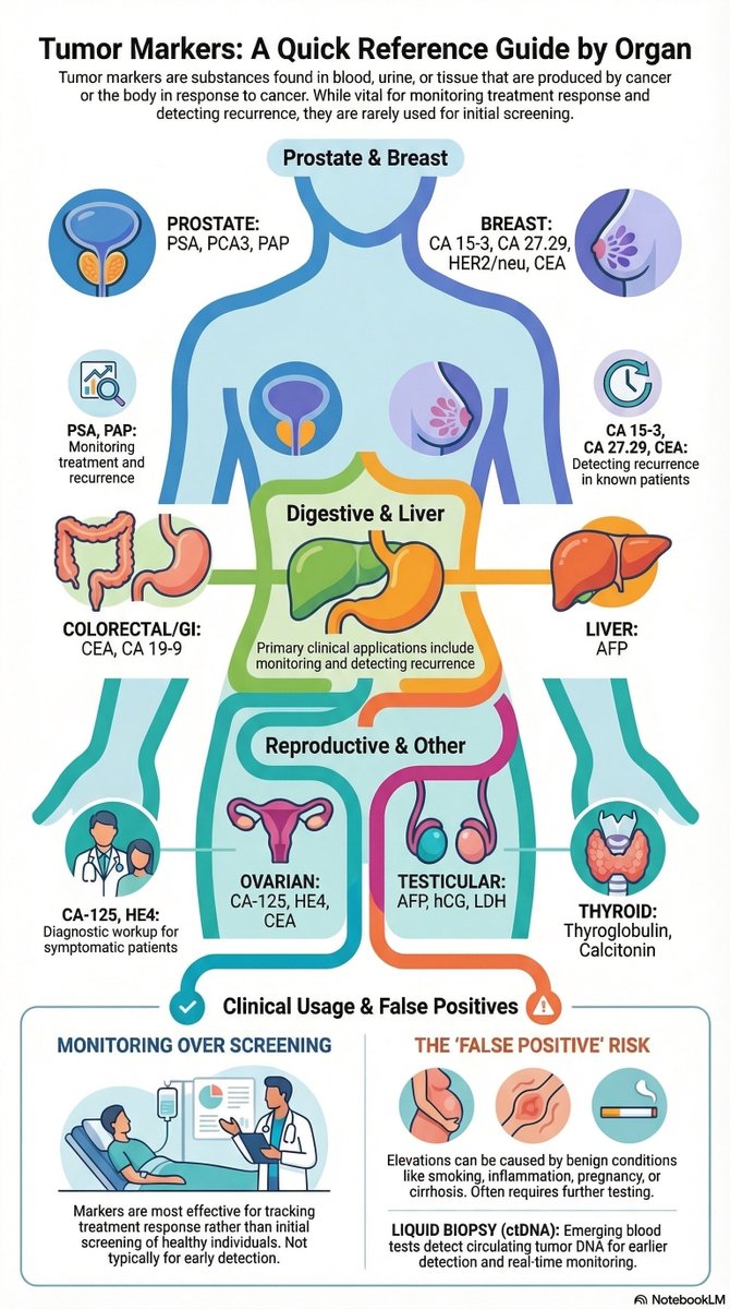 A quick guide to tumour markers 📍