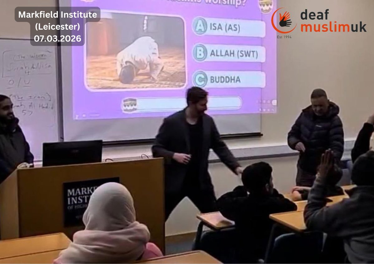 Deaf Muslim UK tweet media