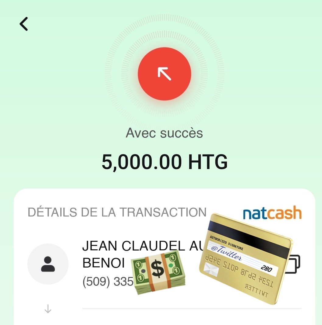 vpjeanclaudel's tweet photo. Kèlkeswa montan w ap transfere sou #NATCASH kontakte m epi m ap jere sa pou ou rapid vit... https://t.co/3E4f2ipJ8f