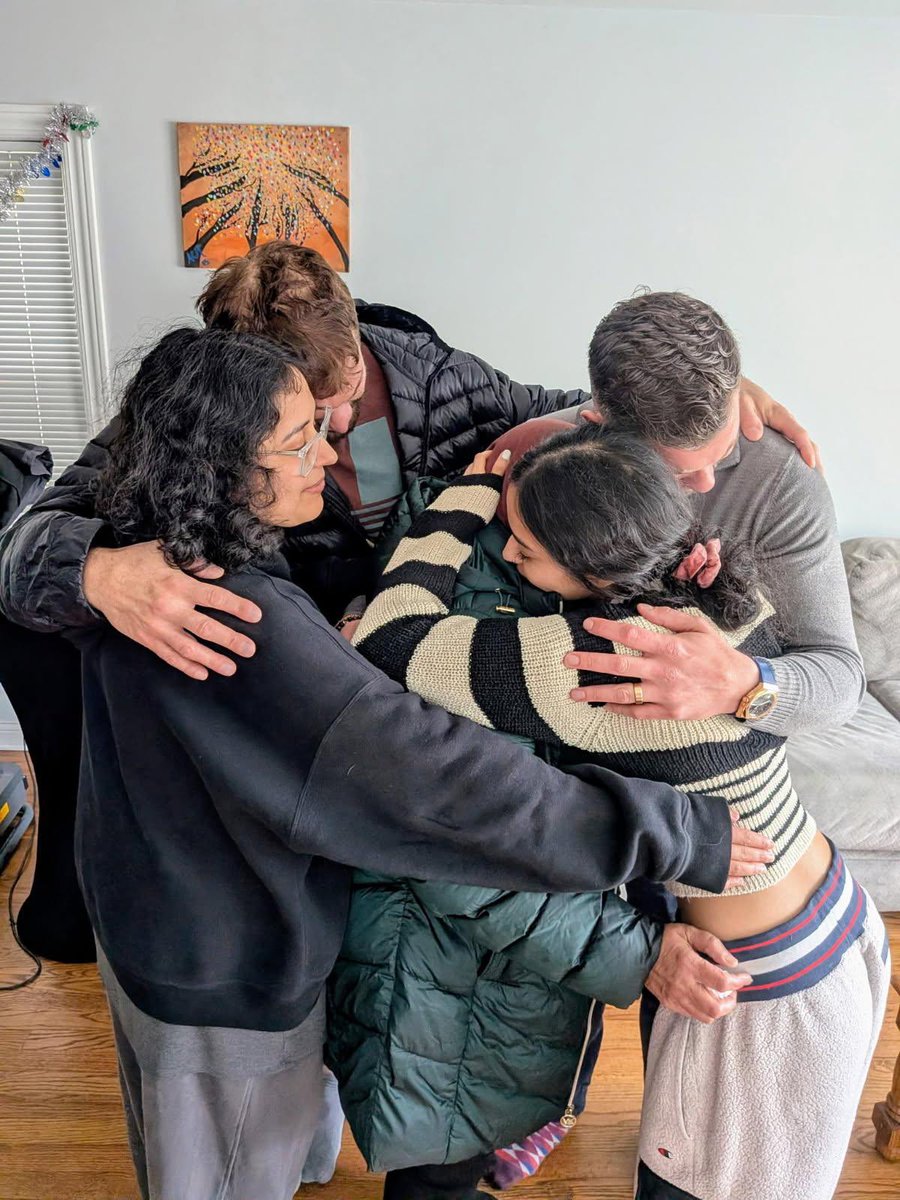 I’m so grateful to see Sunny reunited with her family back at home, and looking forward to telling her story tomorrow. Thank you to everyone who helped elevate her situation, showed up, and helped to get her released.