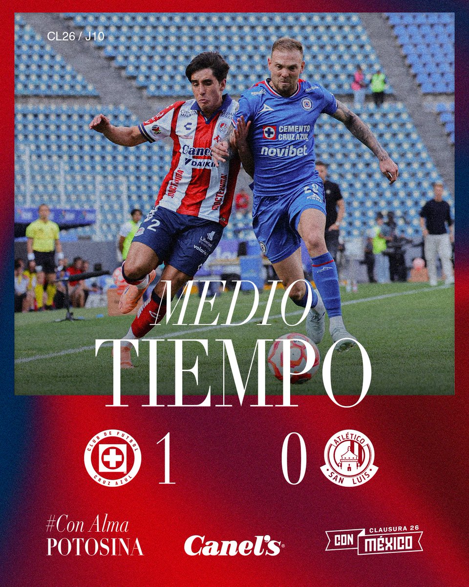 AtletideSanLuis's tweet photo. Termina la primera mitad. https://t.co/7zO2yd7X5C