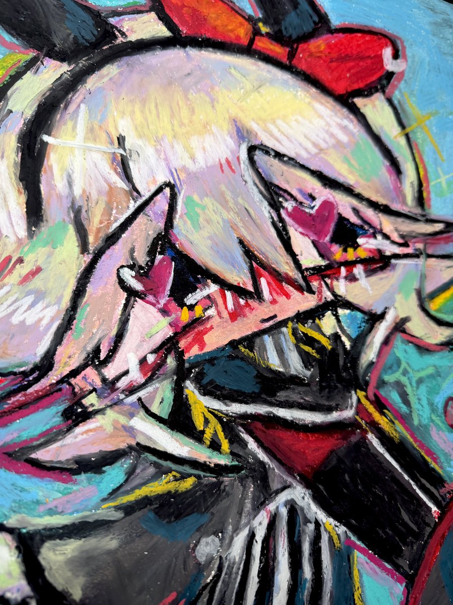 tiger_loach's tweet photo. quick curren chan oil pastels 🫶
#umamusume #currenchan https://t.co/5r1dasFxIO