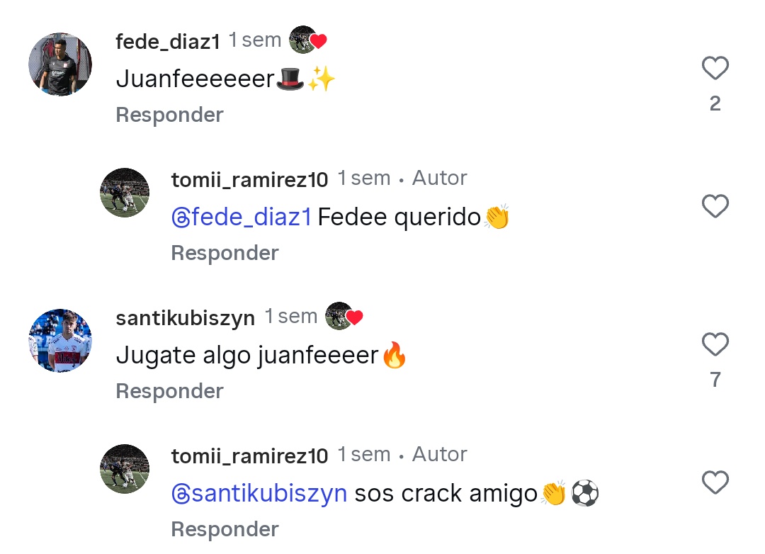 Acabo de descubrir que al gran Tomi Ramírez le dicen Juanfer.

Morón Tw de ahora en mas te dirá Juanfer, a seguir los pasos de este crack