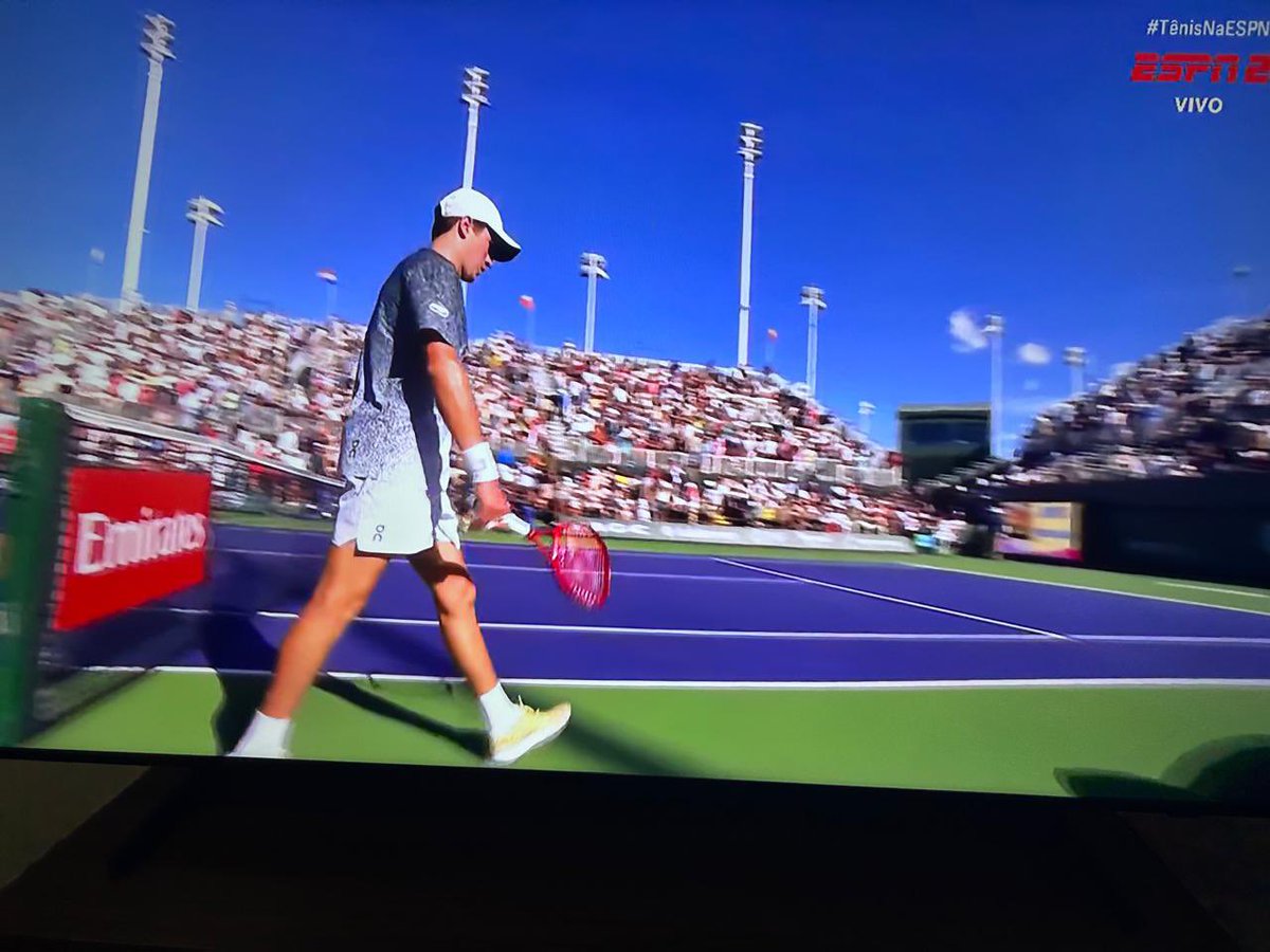 AndersonGrecco's tweet photo. Que vitória do João Fonseca sobre o russo Khachanov em Indian Wells. https://t.co/GBDiq865I5