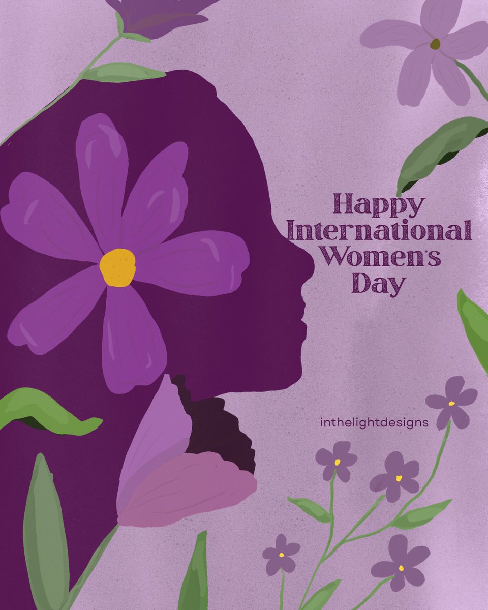 _inthelighttt's tweet photo. Happy International Women's Day to all the wonderful ladies out there 💜
.
.
.
#trinigraphicartist #trinidadandtobago #womensday #internationalwomensday https://t.co/KeA7DagUcy
