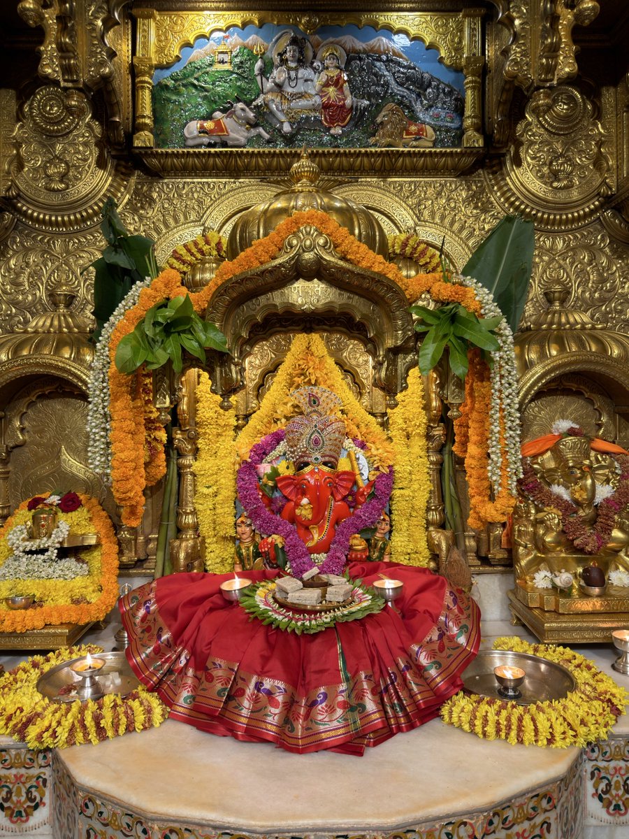 🙏गणपती  बाप्पा मोरया 🌺मंगलमूर्ती मोरया 🙏०८/०३/२०२६
🙏Ganapati Bappa Moraya 🌺 Mangalmurti Moraya  🙏 08/03/2026