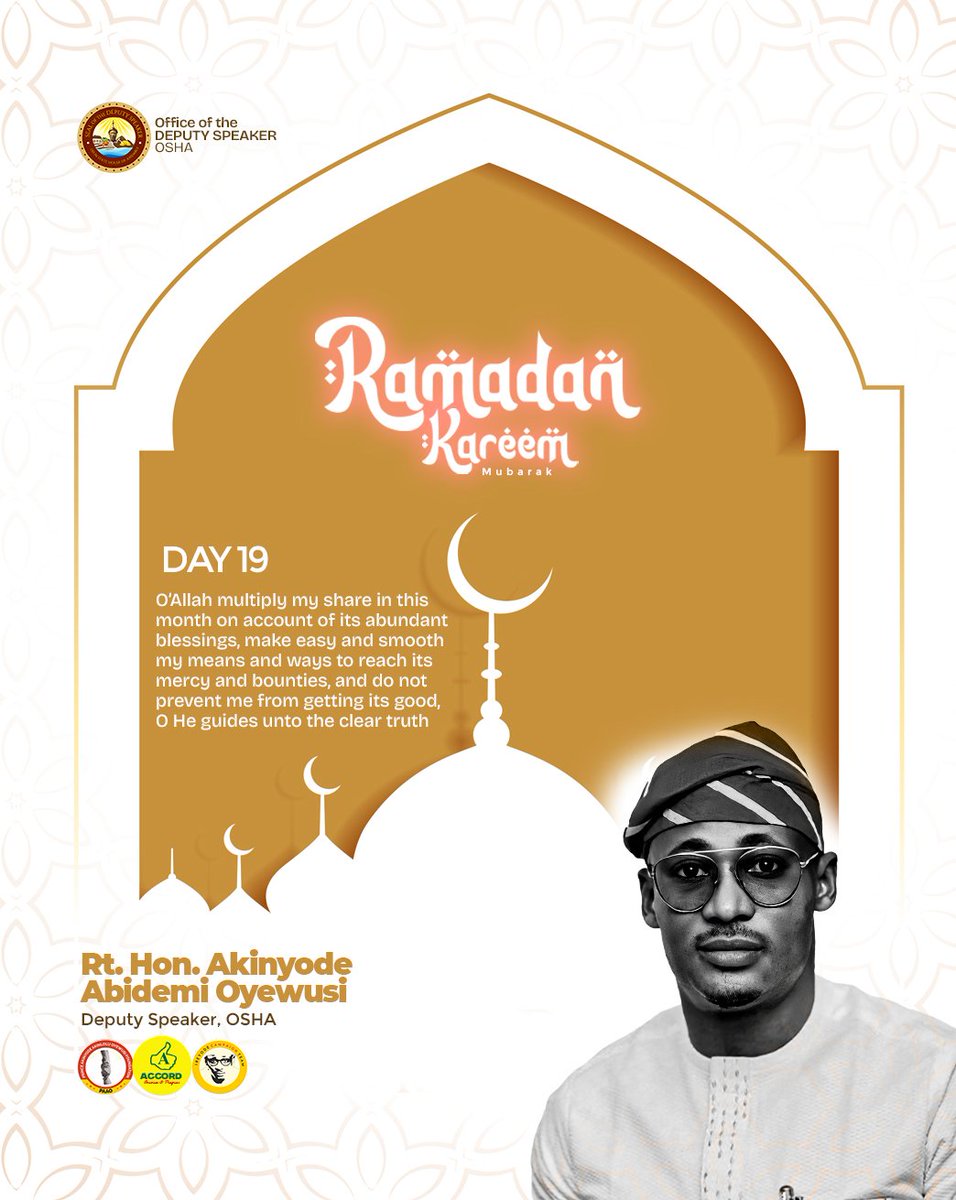 Rt. Hon. Akinyode Abidemi OYEWUSI #Ireyode tweet media