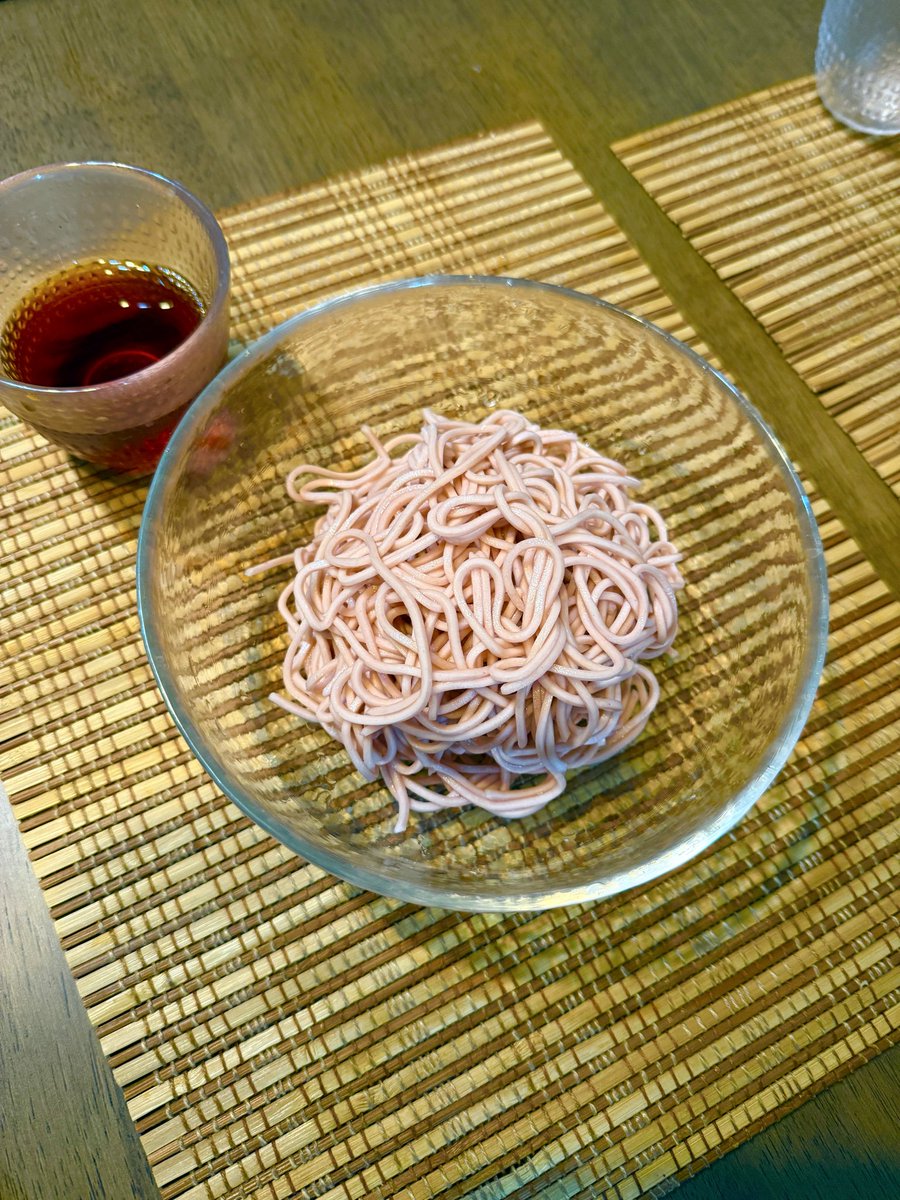 桜そば🌸😋
桜の香りがして、美味しかった❣️