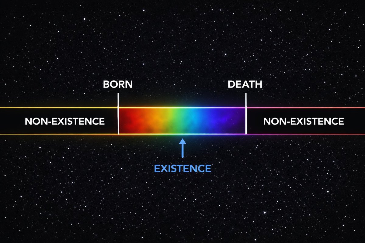 ¿QUÉ PASA DESPUÉS DE LA MUERTE?
La ciencia dice que entras en un estado de NO existencia.

Bueno, ¿que significa eso?
Es exactamente como era antes que nacieras 🧐