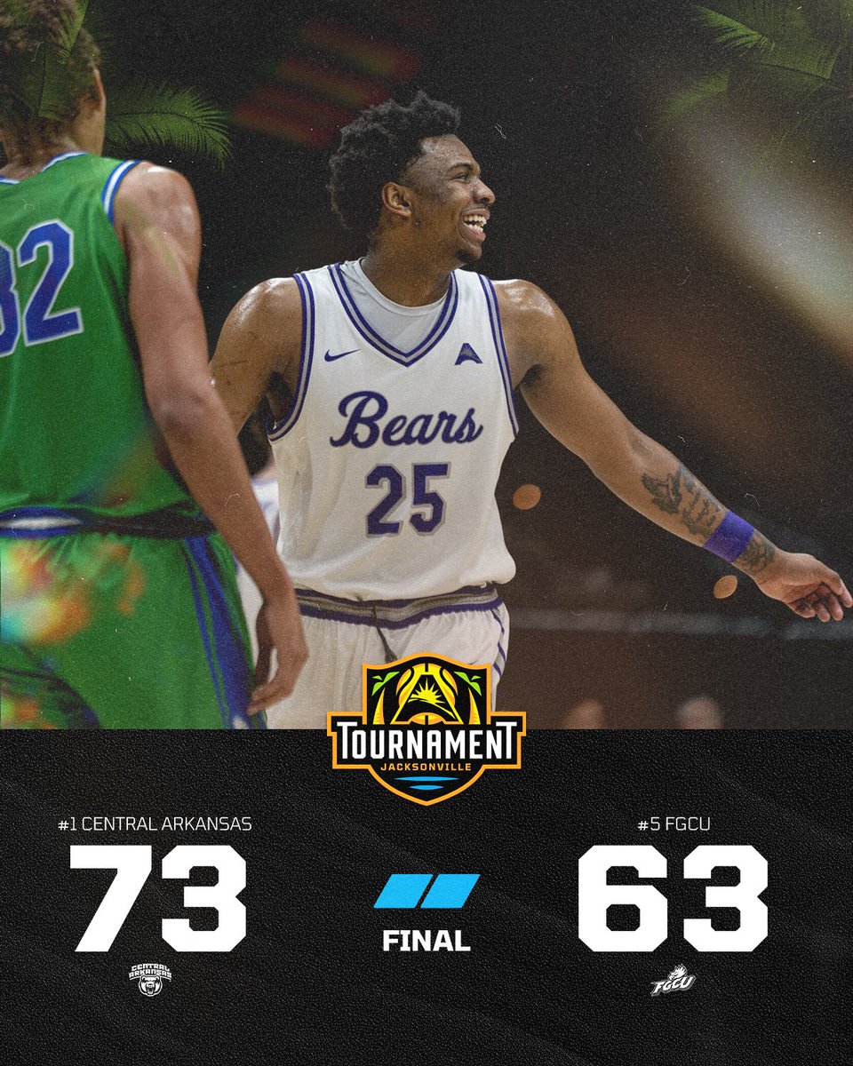ASUNSports's tweet photo. GOING TO THE ‘SHIP 🏆

@UCAMBB x #ASUNMBB https://t.co/XfLgJAc7PI