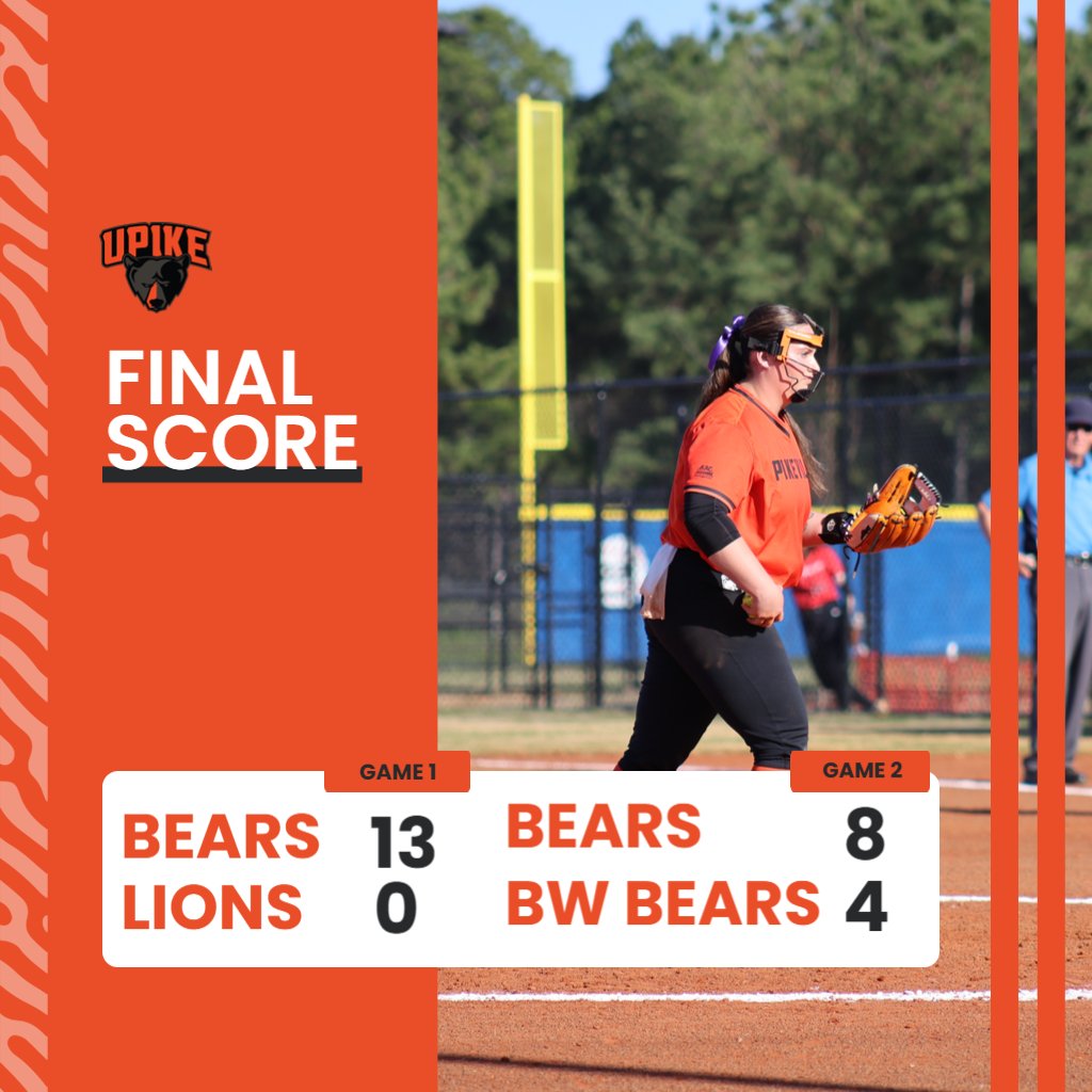 UPIKE_softball's tweet image. Todays final at the beach! Back in action tomorrow at 10 A.M. #gobears #finalscore #beatdown #movemountains #upikesoftball