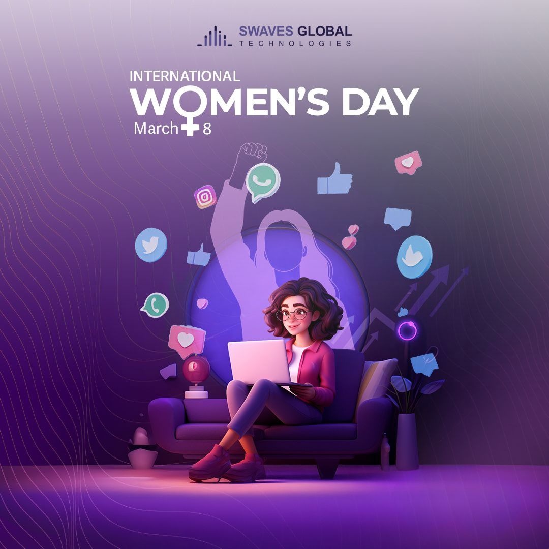 swavesglobal's tweet photo. Empowered women empower the world.

Today we #celebrate the strength, innovation and leadership of women who continue to shape the future of #technology and beyond.

Happy International #WomensDay 

#InternationalWomensDay #WomenInTech #WomenEmpowerment #March8 #WomenLeaders https://t.co/sm0pyS0VU3