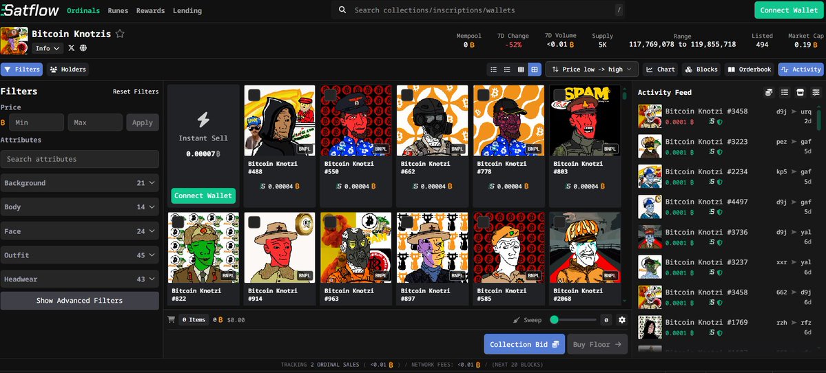 Head over to <a href="/Satflow/">Satflow</a> to trade Bitcoin Knotzis, aka spam on the blockchain! I hope @lukedashjr you get in touch with us to recieve your honorary pfp? 

Satflow keeps the flow of sats moving nicely! Forget Magic sh**den! Satflow for the win!