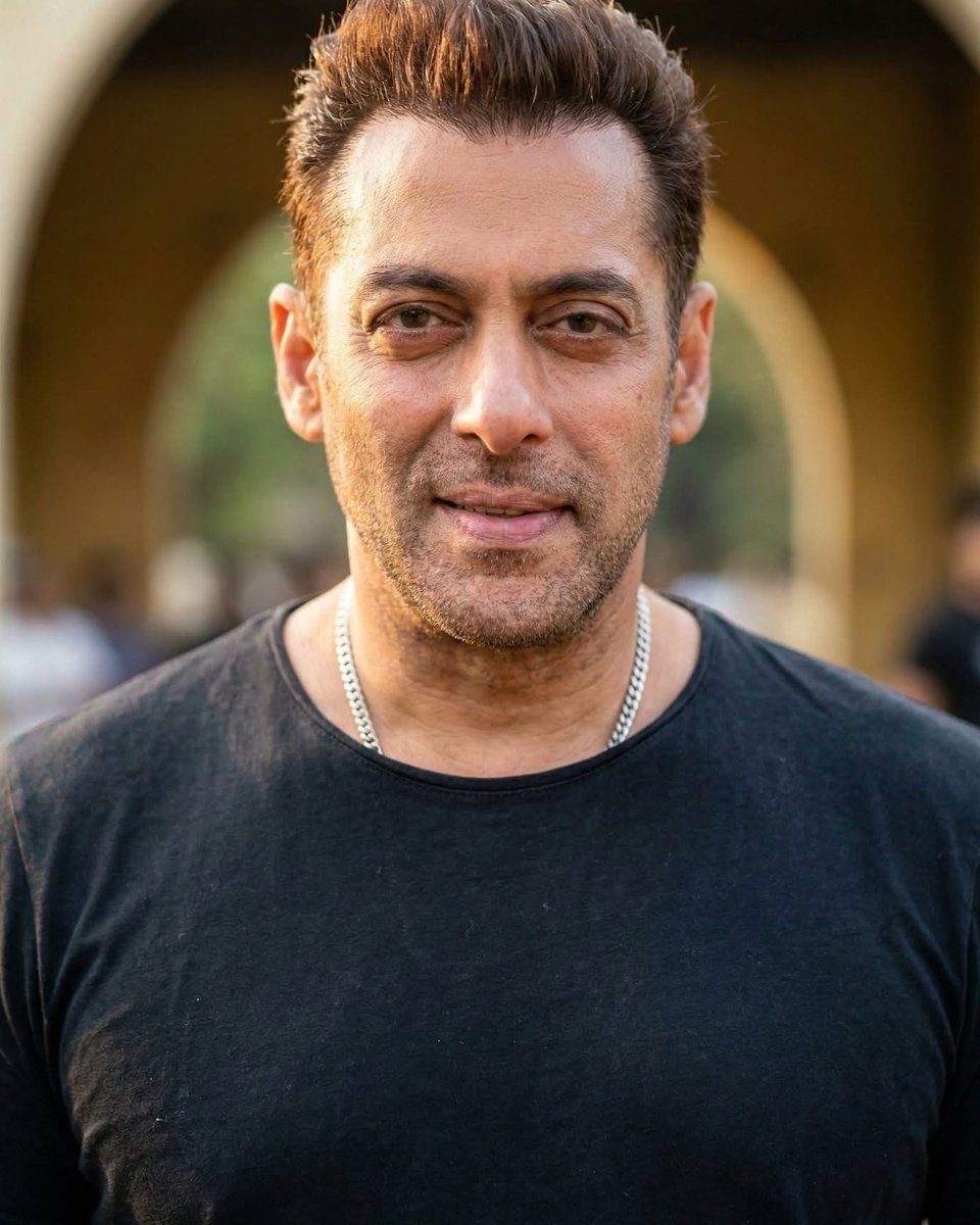 andi_atie's tweet photo. Wow 😲😳 Salman Khan on the Galwan set – clean-shaven and glowing! Hard to believe he's 60, still looks sharper than anyone half his age  #ForeverYoung 
#SalmanMagic https://t.co/707iqSMmit