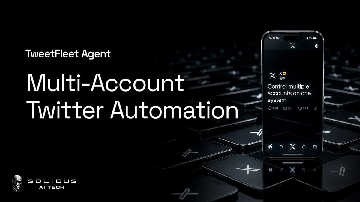 TweetFleet Agent - Multi-Account Twitter Automation!

If you manage multiple Twitter accounts, you already know the friction.

•  Switching logins.
•  Manual posting.
•  No unified control layer.
•  Inconsistent engagement.

TweetFleet Agent, on Agent Forge by AIREV, turns
