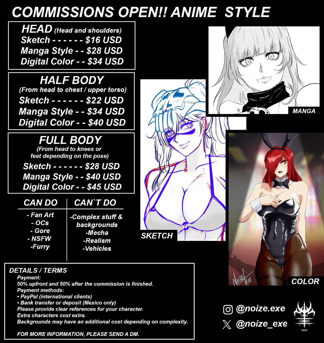 Noize 👹 COMMISSIONS OPEN tweet media