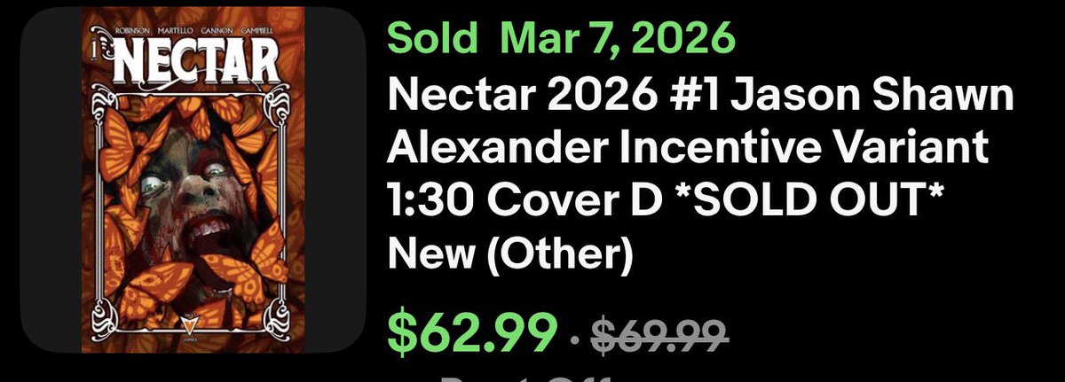 MachewsComics's tweet image. Been waiting for #Nectar to fade a bit...not so much..shit I even grabbed a cover a of eBay