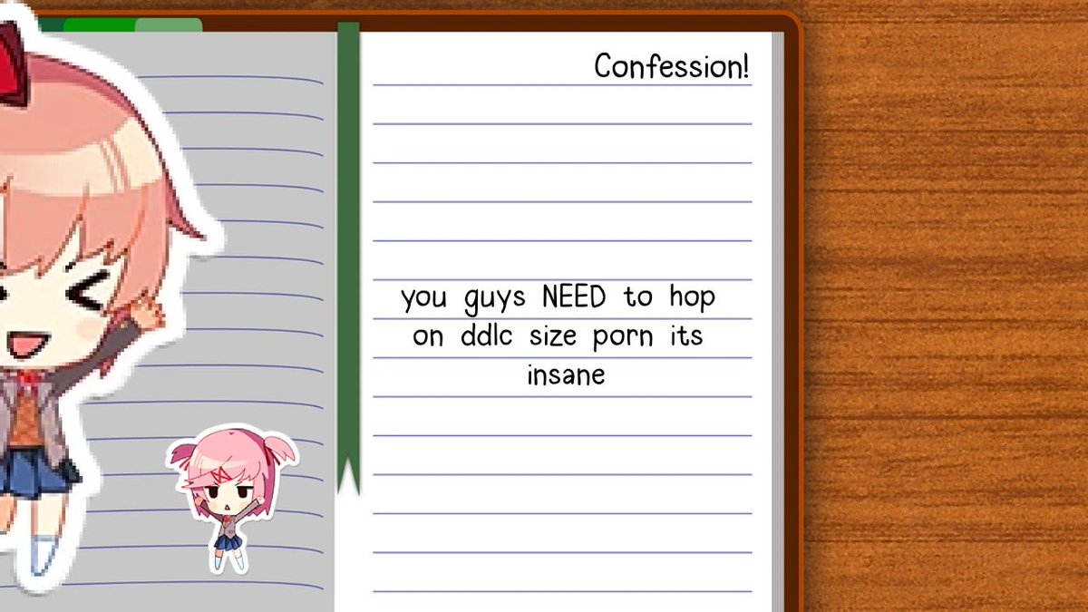 Doki Doki Literature Club Confessions tweet media