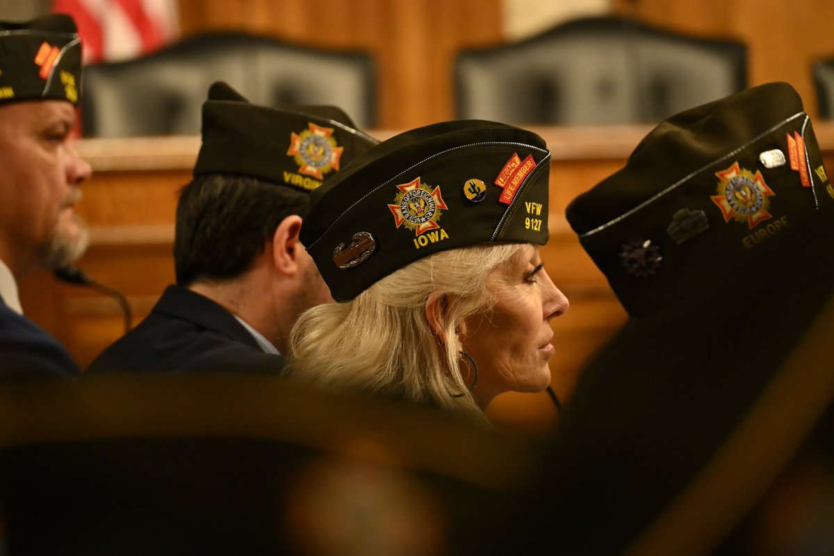 VFWHQ's tweet photo. VFW National Commander Carol Whitmore’s message to Congress was clear and unwavering: Honor the Contract. “When Americans raise their right hand and volunteer to serve, this nation makes a solemn promise: if they are wounded, become ill or die in service, America will care for them and their families. That promise is not charity. It is the binding contract between service members and the country they defend.”

Watch the testimony at https://t.co/Pf84scchbA.