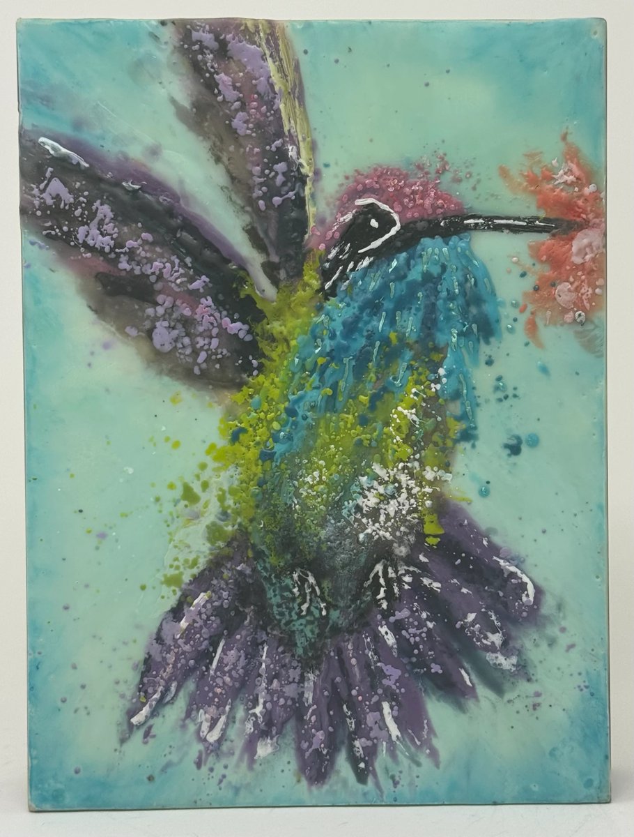 🖼️✨ New Arrivals - Fresh from Cindy O'Buck!

A joyful batch of new encaustic and mixed media pieces just arrived. Adorable critters, electric wings, floral guardians, and whimsical characters in vibrant, textured beauty.

Highlights:
- Electric Wings – 8" × 6" × 2" 
- Floral
