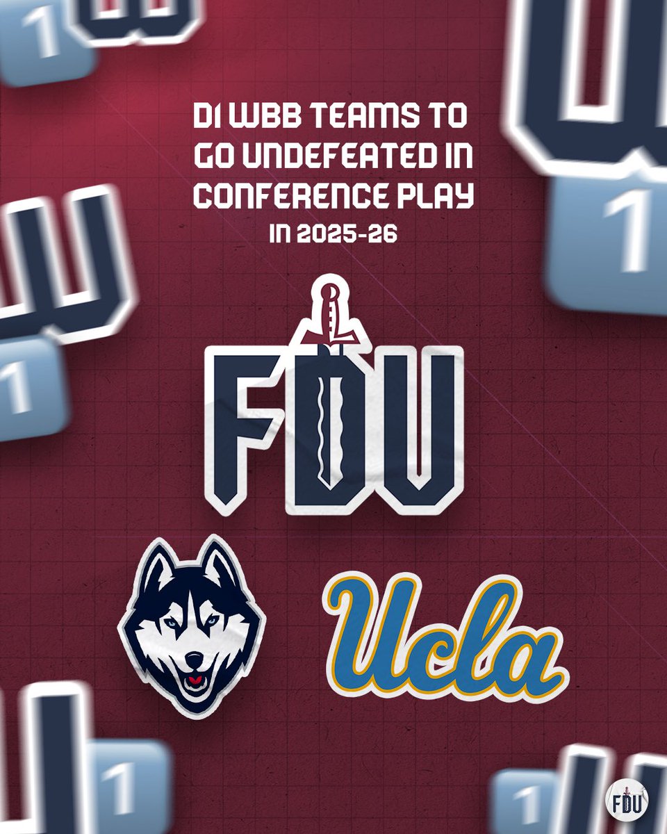 FDUKnightsWBB's tweet image. elite company. 🙌

FDU joins No. 1 UConn and No. 2 UCLA as the ONLY D1 women’s basketball teams to go undefeated in conference play this season!!

#uKNIGHTED | #NECWBB