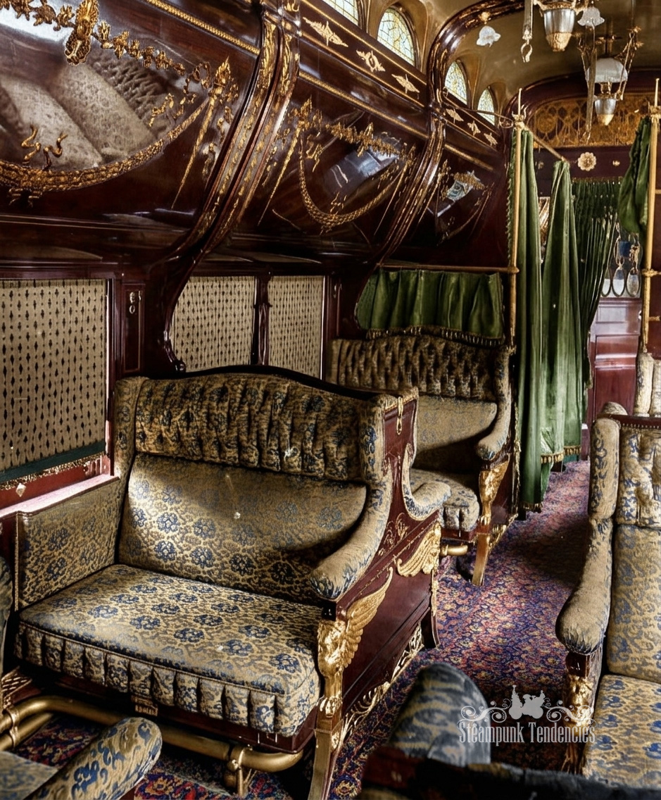 1800s, Pullman "Palace Cars" - A Five-Star Hotel on Steel Rails.
In the late 1800s, Pullman "Palace Cars" brought mahogany, velvet, and crystal to the American rails. These luxury sleeping cars transformed grueling travel into a rolling mansion, featuring ingenious fold-down