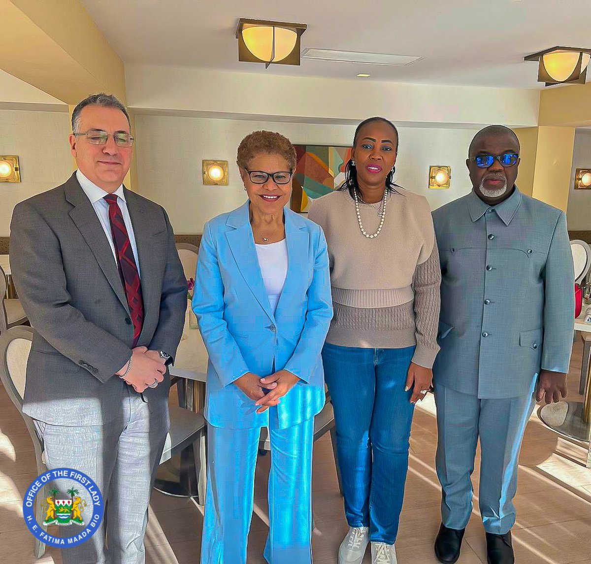 H. E. Fatima Maada Bio tweet media