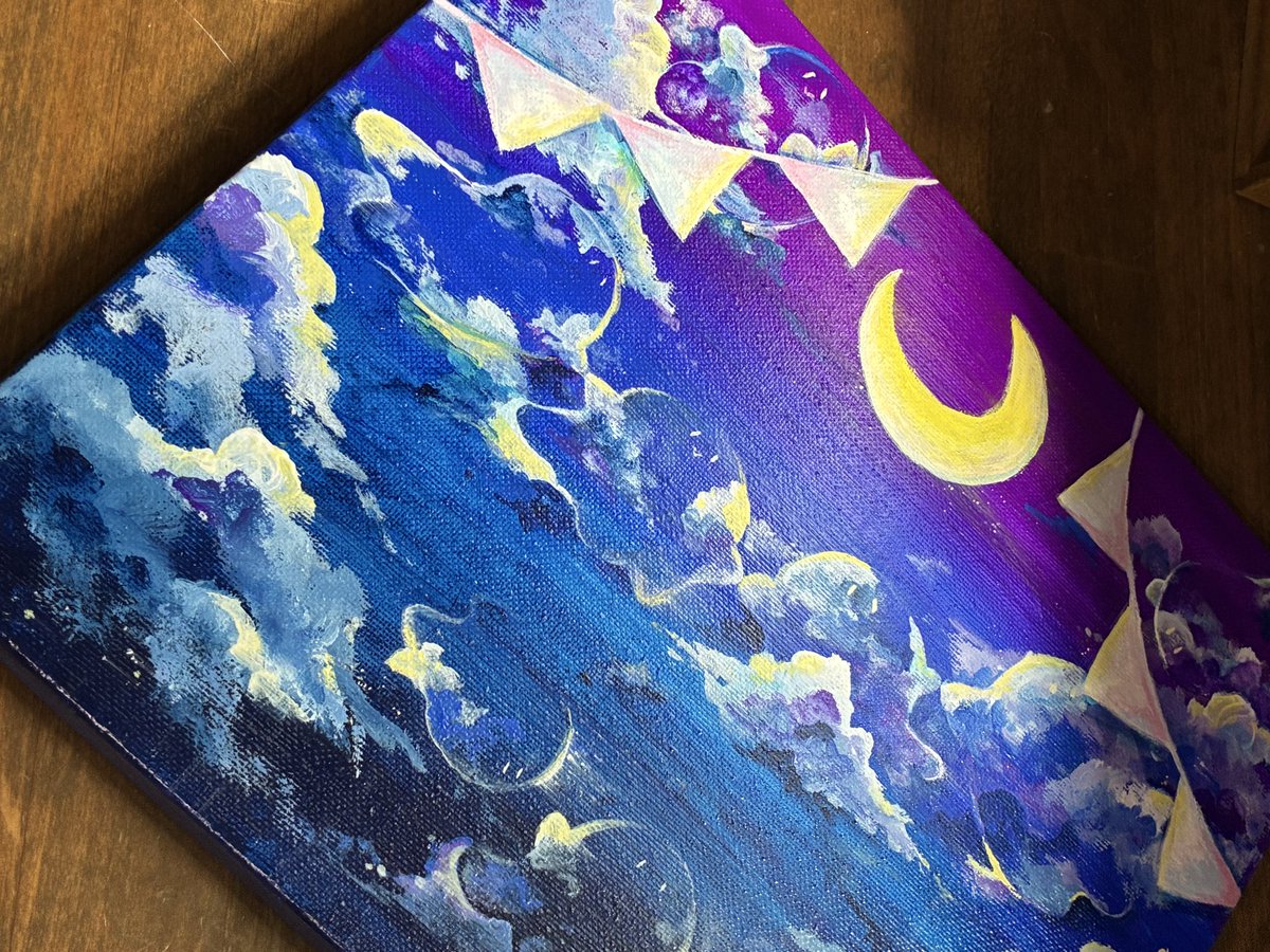 おはようございます☀️
本日、探偵ギャラリー走馬糖様での企画展「パレード」最終日です。お祭りがテーマの展示で、私の作品は2点（テーマ以外のものを含めると10点）展示していただいています。ぜひ見にいらしてください♪
ポスカが当たるガチャも今日まで初回無料だそうです。↓のポスカも🌙見てね