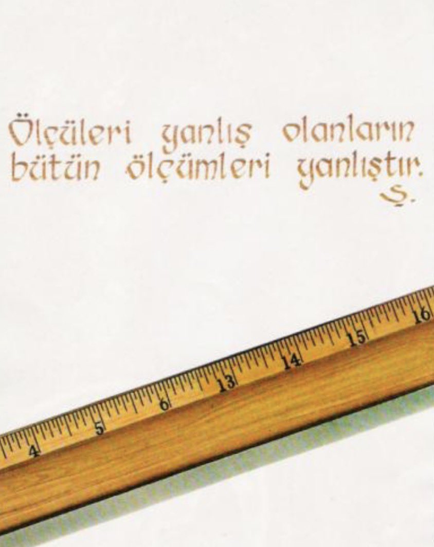 Rahmetli Ş. (Selahaddin Şimşek) “İslamın şartı beş! Altıncısı haddini bilmek!” derdi hep.

Şu özdeyiş de onun:

Ölçüleri yanlış olanların bütün ölçümleri yanlıştır!
Ş.

<a href="/AltayCemMeric/">Altay Cem Meriç</a>