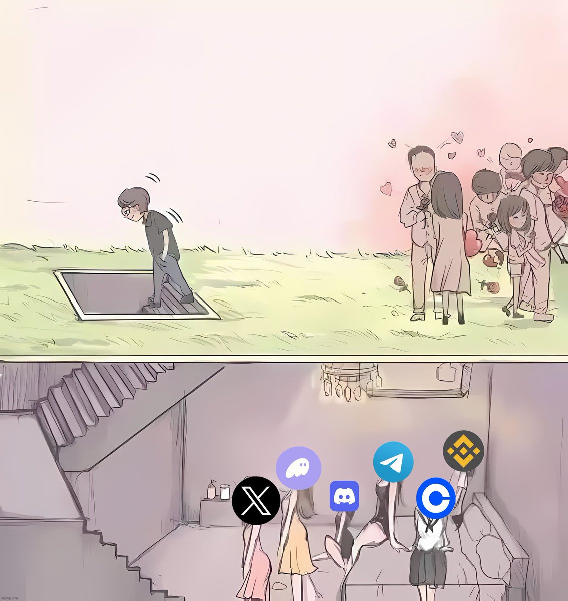 MemesEsquizo's tweet photo. Nós https://t.co/m6uDCXGZO4
