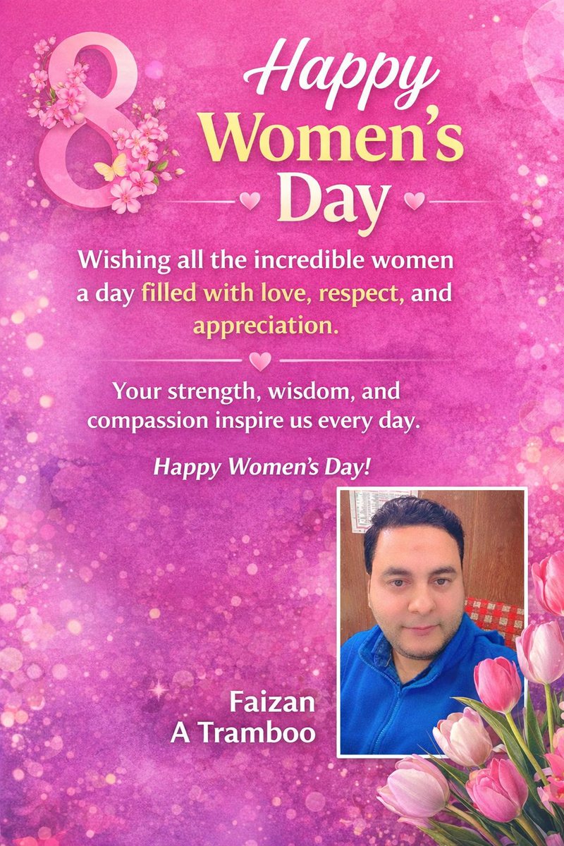 On this International Women’s Day, let us celebrate the strength, courage and invaluable contributions of women in every sphere of life. May you continue to inspire the world with your grace and determination. #HappyWomensDay