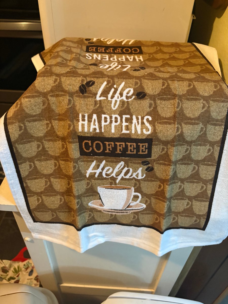 ⁦<a href="/amymac0215/">🧡🤎The Browns and Coffee ☕️☕️</a>⁩ Kitchen towel available at Dollar Tree.
