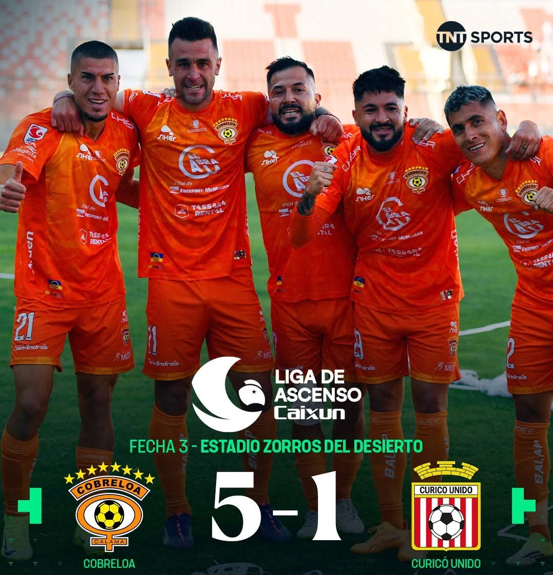 IngenierChile's tweet photo. COBRELOA, abrazo como aplanadora goleando 5 a 1 a Curicó, dando otra alegría a los hinchas naranjas, vamos por más. https://t.co/3LOcdW4erN