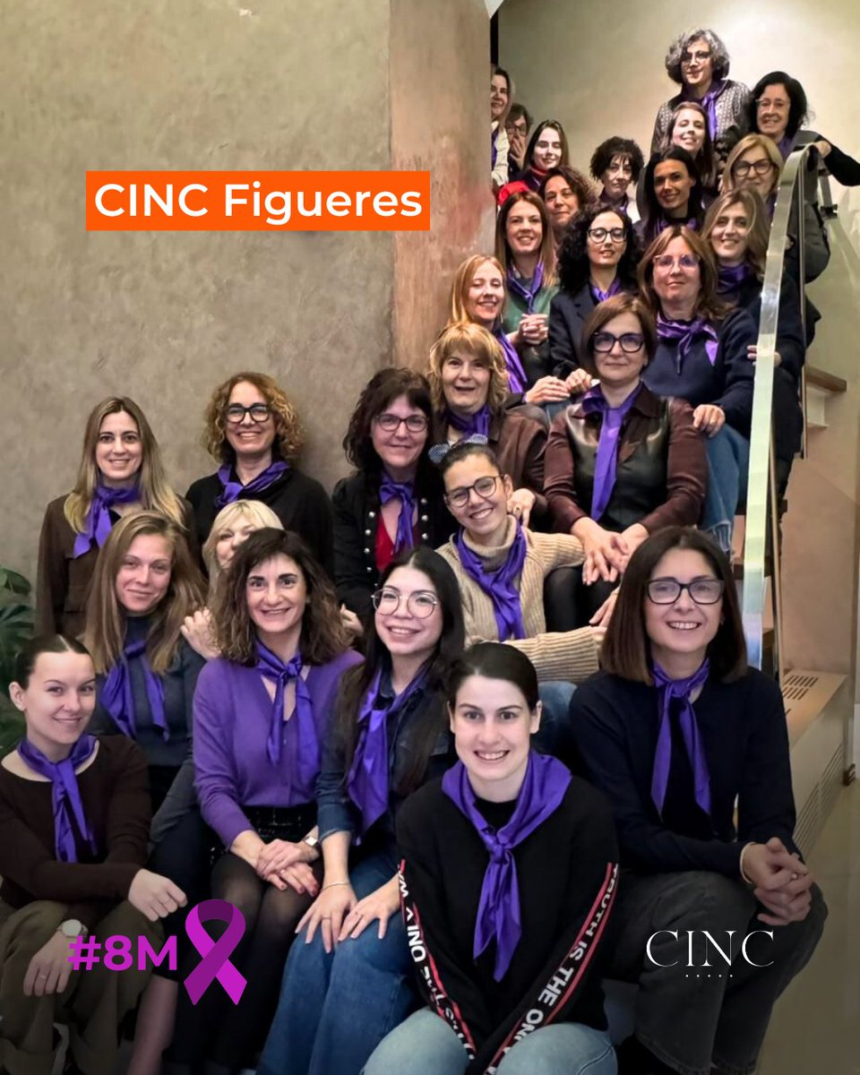 GrupCinc's tweet photo. 💜 El 8M és un dia per reconèixer el camí recorregut i, sobretot, per continuar avançant cap a una societat més justa i igualitària.
Per un present i un futur amb més oportunitats per a totes. ✨
#8M #DiaInternacionalDeLaDona #Igualtat #CINC https://t.co/VlYFXCnb6W
