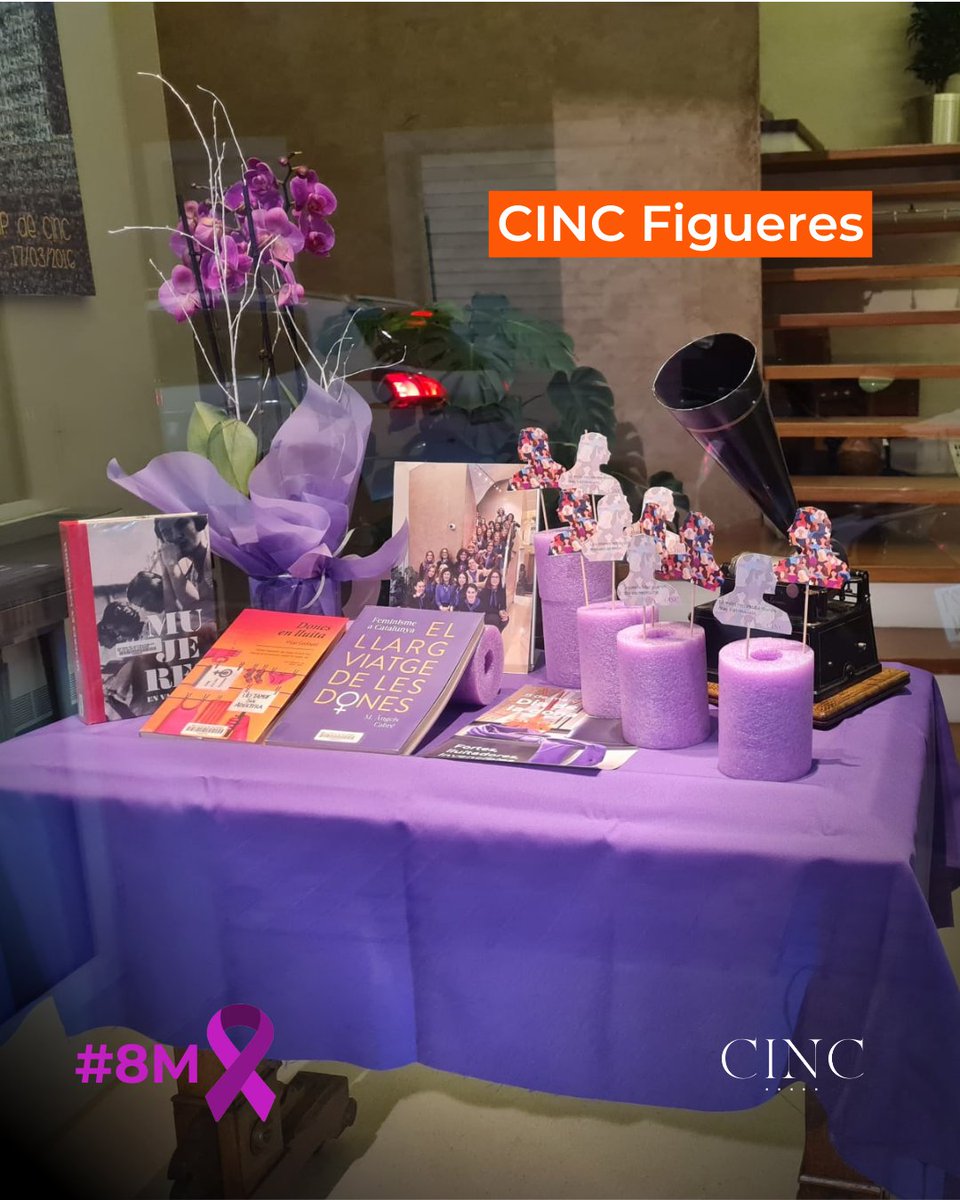 GrupCinc's tweet photo. 💜 El 8M és un dia per reconèixer el camí recorregut i, sobretot, per continuar avançant cap a una societat més justa i igualitària.
Per un present i un futur amb més oportunitats per a totes. ✨
#8M #DiaInternacionalDeLaDona #Igualtat #CINC https://t.co/VlYFXCnb6W