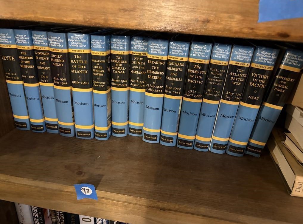 ListSale's tweet photo. WWII, Civil War, and Naval History books from a large private collection are selling in our upcoming online auction. Also includes military collectibles, DVDs, and estate finds. Auction closes March 12 at 2PM PST.

https://t.co/2l7o1UOVQd https://t.co/gRPuVGXKPD