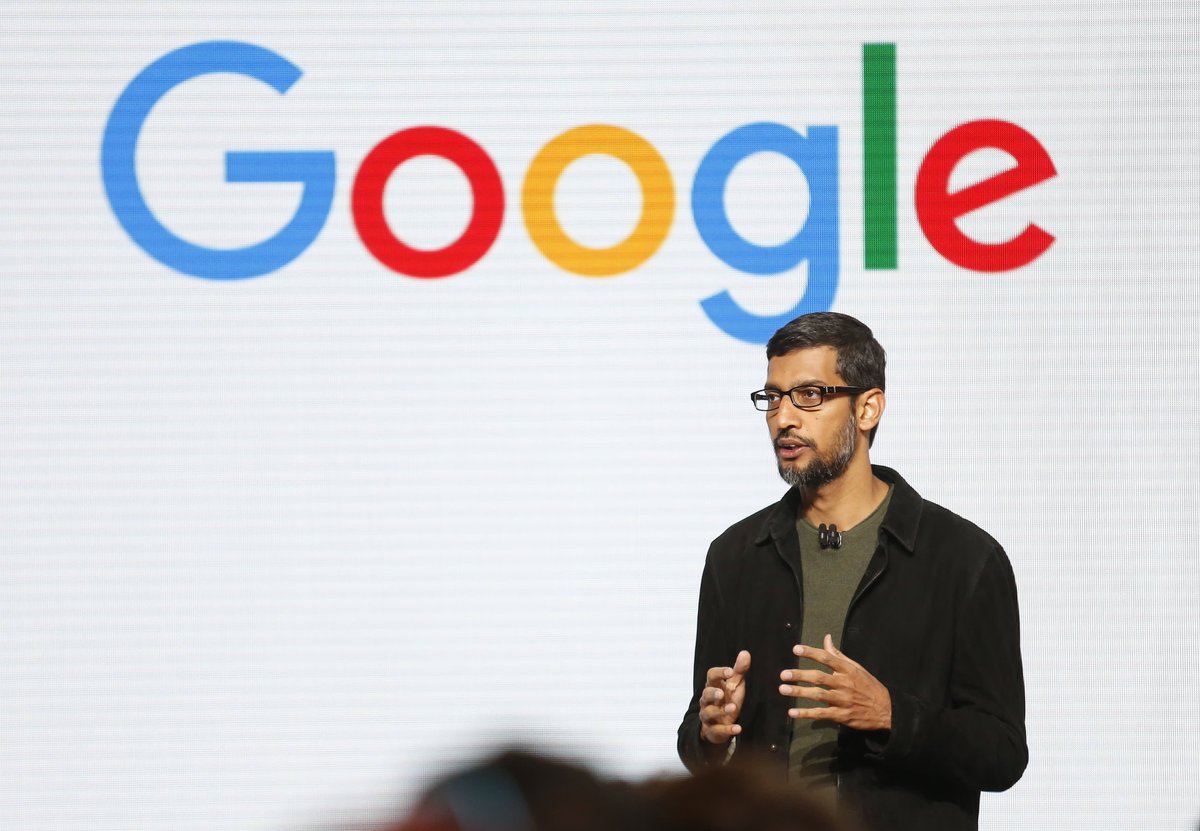 StockMKTNewz's tweet photo. Google $GOOGL CEO Sundar Pichai's new pay package could be worth as much as $692 Milion over the next 3 years https://t.co/Va9qB3R9Dn