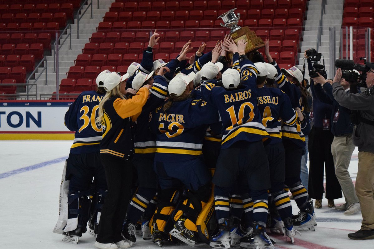 Scenes from Herb Brooks Arena... my guess is the Quinnipiac celebrations are just getting started!