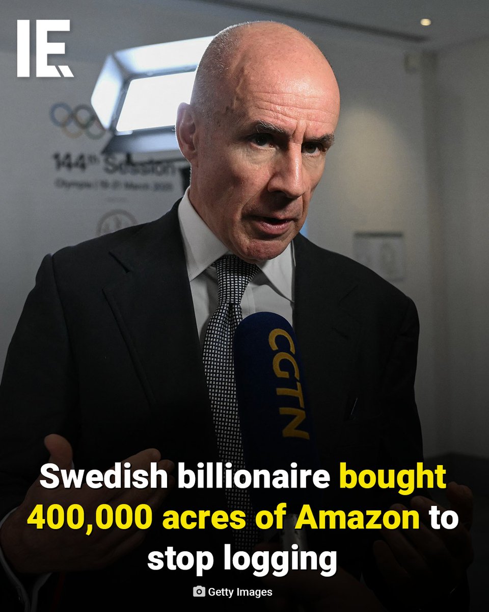 IntEngineering's tweet photo. In 2005, Swedish philanthropist Johan Eliasch purchased 400,000 acres of Amazon rainforest by acquiring the logging company that owned it. He immediately shut down forest operations, preserving the land from further deforestation. Emotionally and strategically, it was more than a land deal—it was climate activism in action. His move laid the groundwork for international conservation efforts and demonstrated how private ownership can protect ecosystems where governance falls short. Would you entrust nature’s future to individuals like him?

For more content like this, tap the link in bio.

 #conservation #Amazon #climateaction #rainforest #philanthropy #environmentalengineering